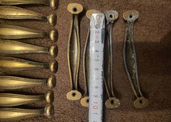 Uchwyty meblowe stare złoto – metalowe retro/vintage