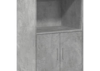 Szafka na kółkach szarość betonu 55x40x91 cm WM-853185