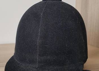 Kask jeździecki zamszowy rozm. 54