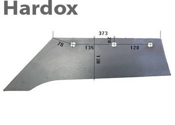 Lemiesz 300hektarów HARDOX 969107/L KG 12/121 do pługa KRONE