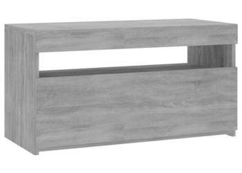 Szafka pod TV z oświetleniem LED szary dąb sonoma 75x35x40 cm WM-815125