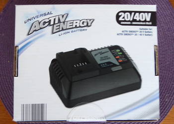 Nieużywana ładowarka 4A/20V/40V ACTIV ENERGY