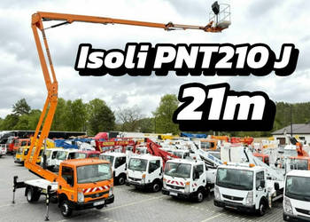 Nissan Cabstar Zwyżka Podnośnik Koszowy ISOLI PNT210 J Wysokość Podnoszeni…
