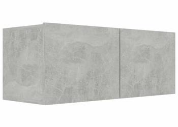 vidaXL Szafka pod TV, szarość betonu, 80x30x30 cm(SKU:801476)