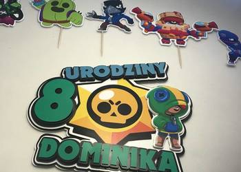 Topper Brawl Stars dekoracja na tort urodziny