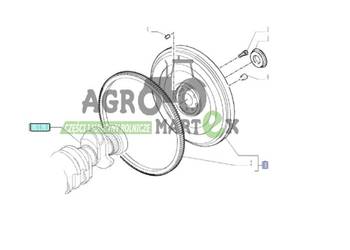 87300082 KOŁO ZAMACHOWE SILNIKA KPL CNH