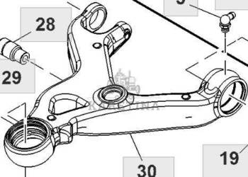 John Deere 8120 8220 8320 Wahacz Dolny Prawy Lewy R537610 R200349 R537611 …
