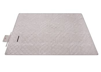 Koc piknikowy 300 x 200 cm – wodoodporny, składany, wzór liści khaki