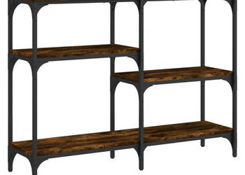 Stolik konsolowy przydymiony dąb 102x29x75 cm WM-834082