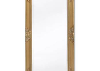 vidaXL Lustro ścienne w stylu barokowym 100x50 cm, złote（SKU:243680）