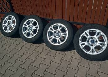 Jak Nowe Alufelgi 14" 4x108 et37,5 + czujniki TPMS FORD FIESTA mk7 KA Felgi