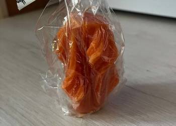 Świeca zakręcona / falowana pomarańczowa Handmade – prezent