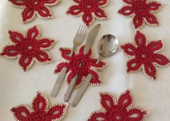 Gwiazda betlejemska na sztućce