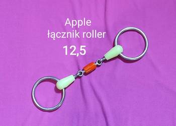 Wędzidło smakowe z obrotowym łącznikiem 12,5 podwójnie łamane roller Apple