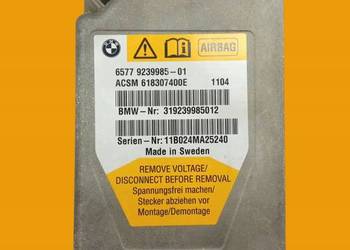 SENSOR AIRBAG 9239985 Bmw Seria 5 VI (2010-  ) F07/10/11