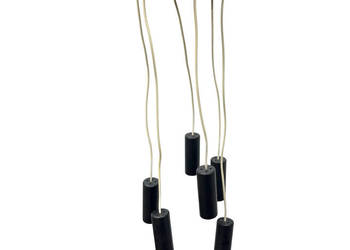 Kaskadowa lampa wisząca Elektroinstala Jílové (typ 68816/1) – vintage Czech