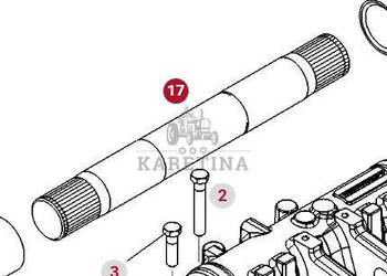 Valtra S274 S294 S324 S394 Fendt S927 S930 S933 S939 Wał Podnośnika 931860…