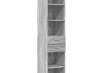 Wysoka szafka szary dąb sonoma 40x425x185 cm WM-3281446