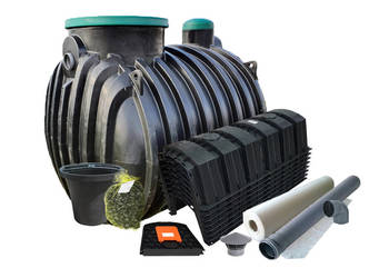 OCZYSZCZALNIA ŚCIEKÓW DRENAŻOWA 2000L DRENAŻ TUNELOWY 4SZT