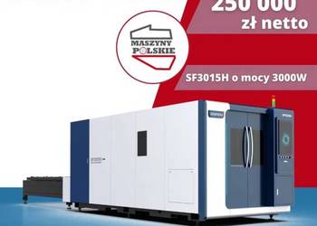 Super cena - Nowa wycinarka laserowa fiber SF3015H 3000W