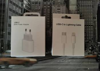 Szybka Ładowarka 20W Do IPhone+Kabel Lightning