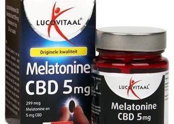 Lucovitaal Melatonine 299 mcg CBD 5 mg 30 Caps