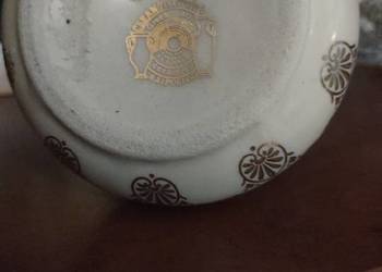 Wazonik zdobiony ręcznie 24 karatowym złotem