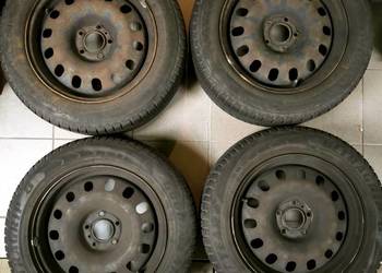 Koła stalowe z oponami 205/60 r16. cena za komplet, kołpaki gratis