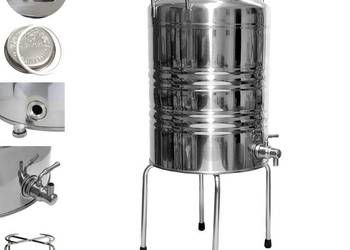 Antałek Dyspenser stal nierdzewna inox Beczka Beczułka 12L z kranikiem 1/2"