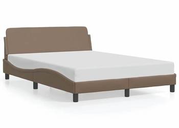 vidaXL Rama łóżka, Dover, cappuccino, 140x200 cm(SKU:373202)
