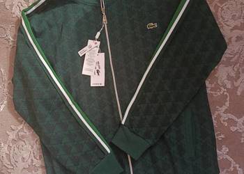Bluza męska Lacoste Monogram - ciepła wygodna, rozmiar L