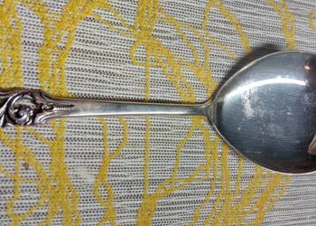 Łyżka do sałatek Vtg Norway Brodrene Mylius 830S Srebro XXW