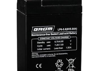 Akumulator  5.0Ah 6V GROM LP6-5.0 Akumulator  5.0Ah 6V GROM LP6-5.0