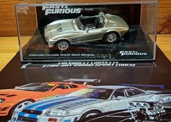 CHEVROLET CORVETTE Stingray fast furious deagostini 1/43 kolekcja szybcy