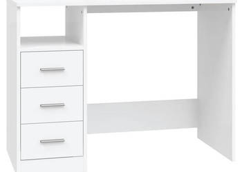 Biurko z szufladami białe 102x50x76 cm WM-823032
