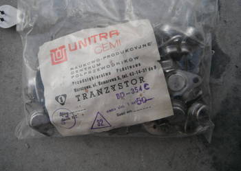 Tranzystor BD354C Unitra Cemi bd 354c obudowa TO66 N.O.S.