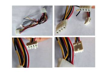 kabel zasilacz kontroler prędkości wentylatora złączka kabelek