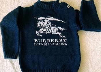 Oryginalny sweterek DLA dziewczynki lub chlopca Burberry z haftem