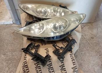 PEUGEOT 307 / SW / LIFT / 2008R / LAMPY Przednie orginal wersja spryskiw
