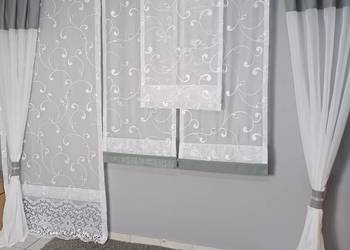 Firany. Komplet balkonowy do 350 cm