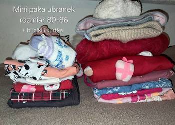 Paka ubranek dla dziewczynki r. 80-86