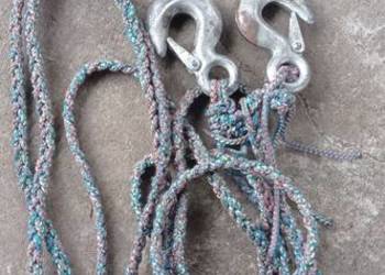 Linka plecionka z hakami