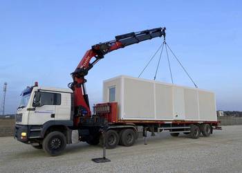 Kontener morski 40 Transport Rozładunek