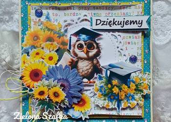 Podziękowanie, dzień Nauczyciela, kartka