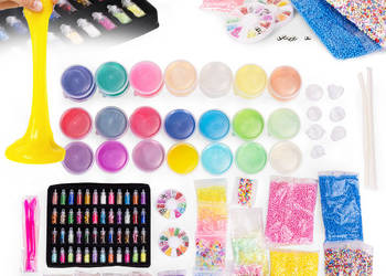 Zestaw do robienia slime glutków dla dzieci DIY masa plastyczna rozciągliw…
