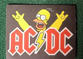 AC/DC naklejka sticker Hommer Simpson