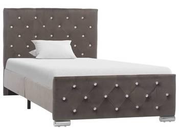 vidaXL Rama łóżka, różowa, tapicerowana aksamitem,(SKU:286829)