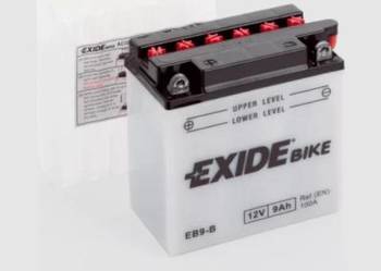 Akumulator motocyklowy EXIDE EB9-B YB9-B 12V 9Ah 100A EN L+
