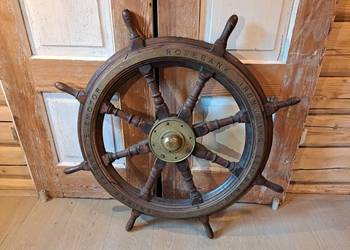 Stare koło sterowe vintage średnica 90 cm