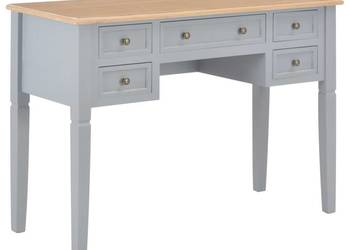 vidaXL Biurko, szare, 109,5x45x77,5 cm, drewniane(SKU:280070)